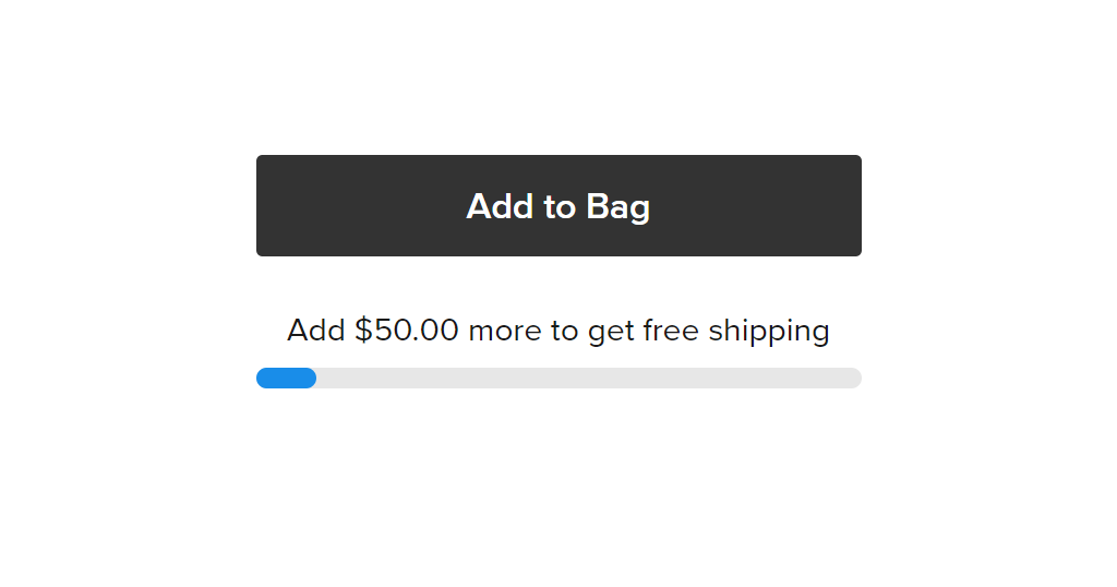 How to create a WooCommerce free shipping progress bar