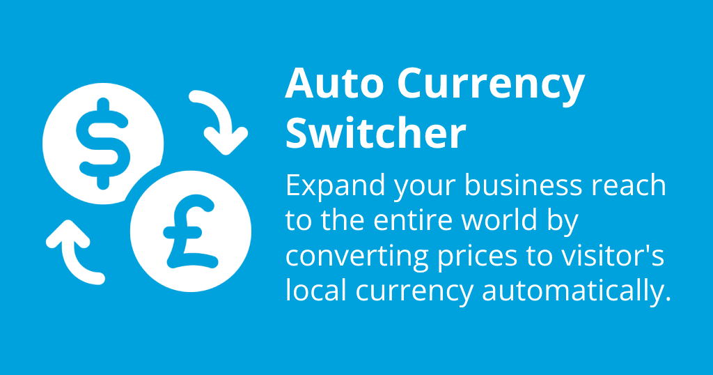 MLV Auto Currency Switcher - Multi Currency converter and checkout