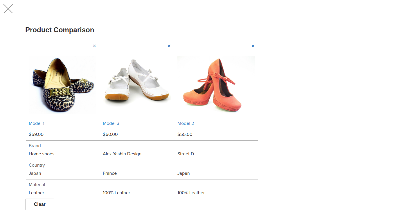 Product Comparison: Compare Products