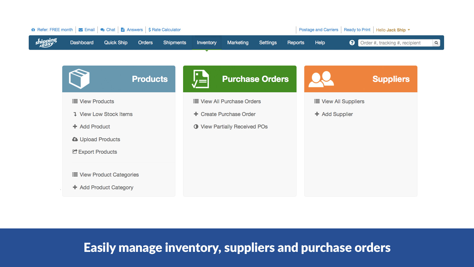 Shippingeasy Shipping Inventory And Customer Marketing 2630